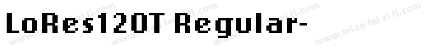 LoRes12OT Regular字体转换